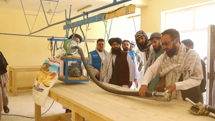 Two carpet production and processing centers were opened in Jawzjan at the cost of 25 million Afghanis