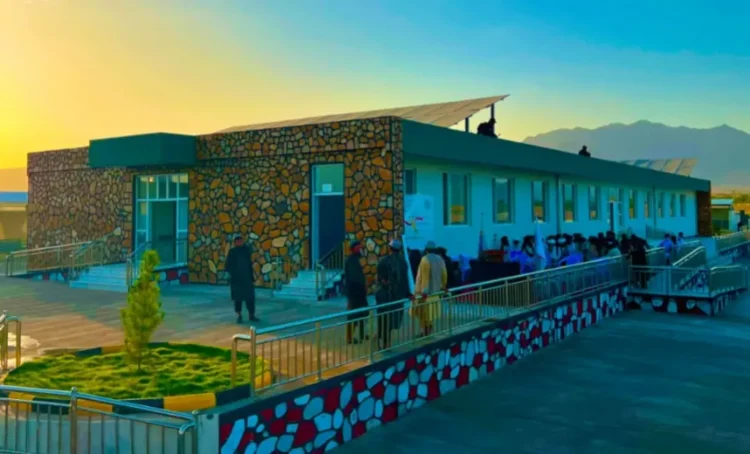 A health center was built in Rozgan at the cost of 380,000 dollars