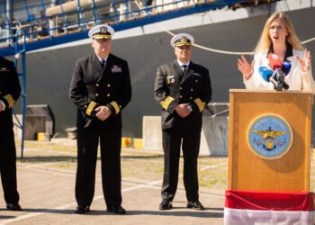 Ambassador: The ship docked in Klaipėda shows the firm commitment of the United States to the security of Lithuania