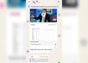 The WhatsApp group opened by Fatos Lubonja calls for negative reviews of businesses (NAMES) – Shqip.com