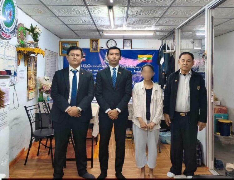 Myanmar domestic worker repatriated with the help of the labour attaché office