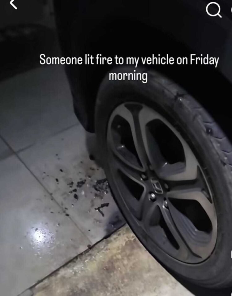 Tobago reporter’s vehicle set ablaze