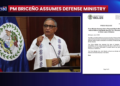 PM Briceño Takes Direct Control of Defense Ministry