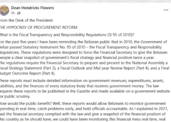 Flowers Blasts Government’s “Hollow” Transparency Talk