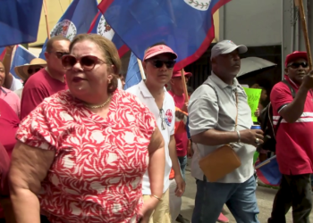 Panton Leads Anti-Corruption March Through Belize City
