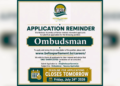 Appoint Ombudsman Now, Train for Human Rights Later