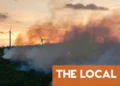 Scores evacuated in southern France as wildfire rages