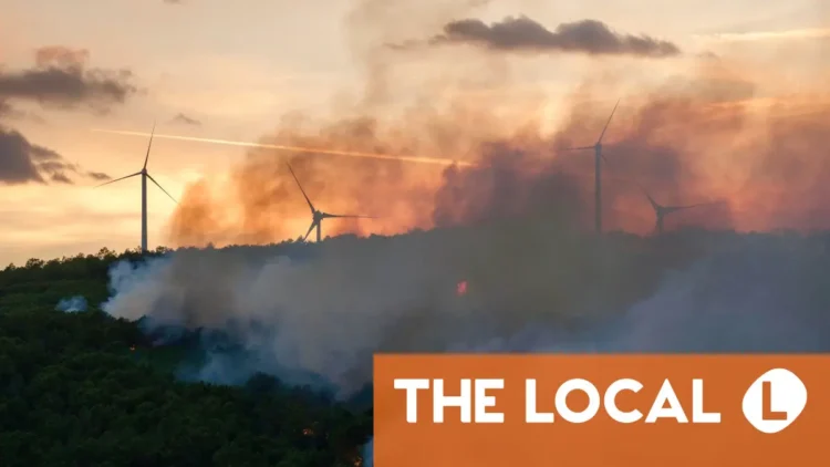 Scores evacuated in southern France as wildfire rages