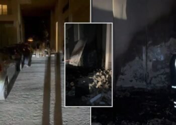 PHOTO+VIDEO/ Fire in the “Aura” complex in Laprakë! Residents report: The firefighter came an hour late! We put out the flames ourselves