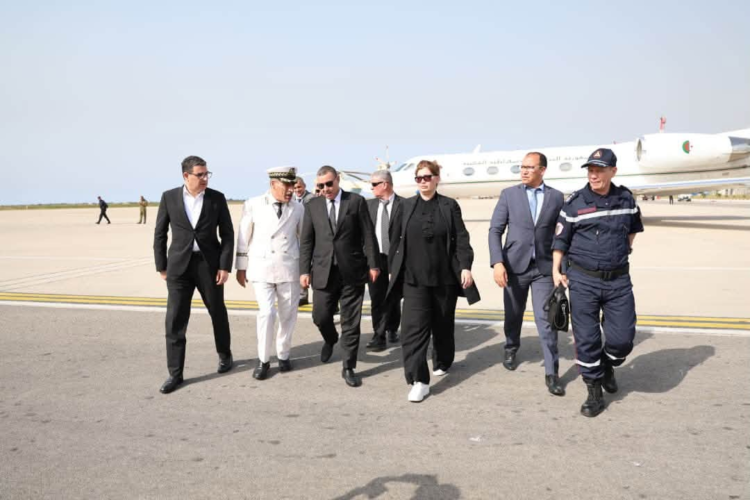The ministerial delegation visits Annaba state to offer condolences to the families of forest fire victims