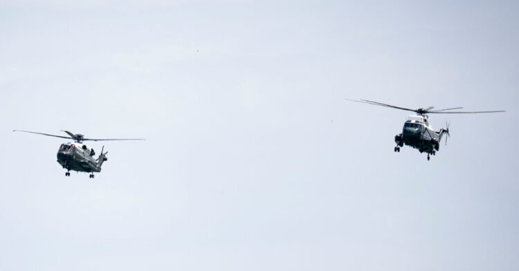 Helicopter Carrying Trump Flew Near Passenger Jet in Washington Airspace