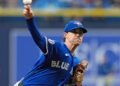 Blue Jays pitcher Bieber out with shoulder injury in midst of playoff push