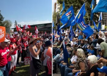 Both sides of Alberta separation debate rally as momentum kicks up ahead of vote