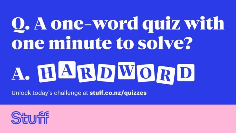 Quiz: The Hard Word … showing love for where you live