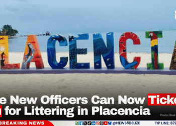 Nine New Officers Can Now Ticket You for Littering in Placencia
