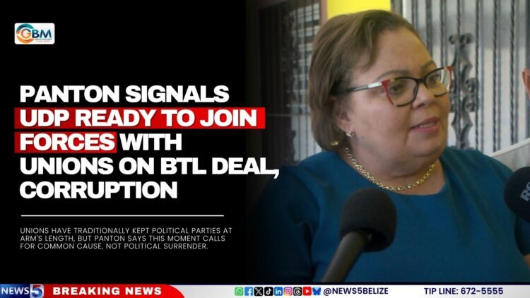 Panton Signals UDP Ready to Join Forces With Unions on BTL Deal, Corruption