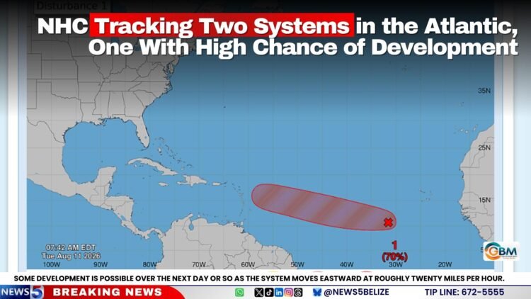 NHC Tracking Two Systems in the Atlantic, One With High Chance of Development