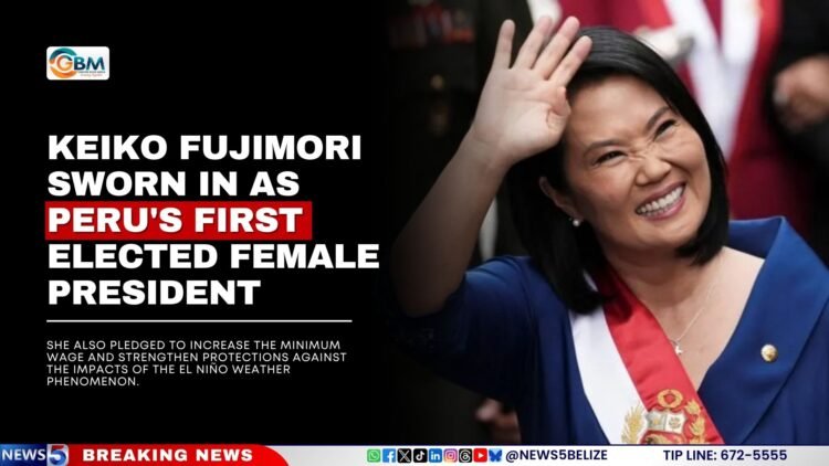 Keiko Fujimori Sworn In as Peru’s First Elected Female President