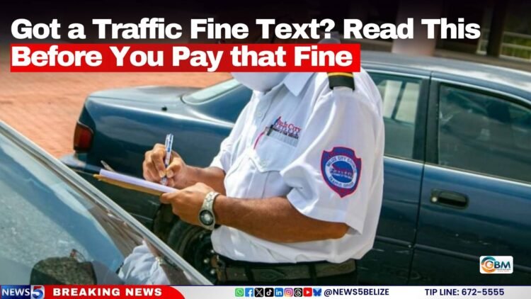 Got a Traffic Fine Text? Read This Before You Pay that Fine