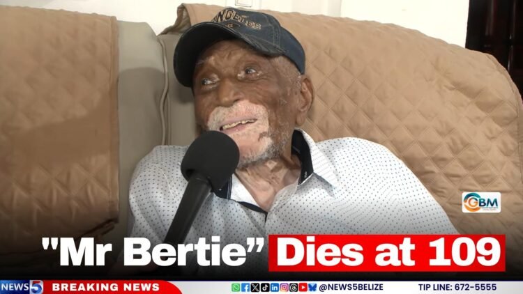 “Mr Bertie” Dies at 109 