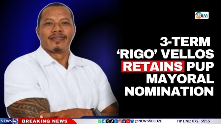 3-Term ‘Rigo’ Vellos Retains PUP Mayoral Nomination