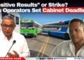 “Positive Results” or Strike? Bus Operators Set Cabinet Deadline