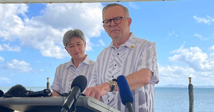 China told to respect Pacific sovereignty after missile