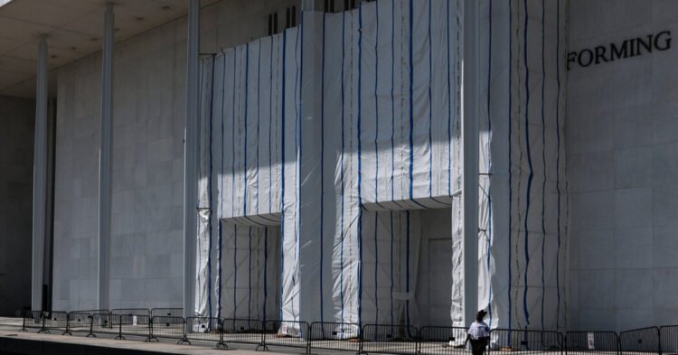 Judge Says Trump’s Name Should Stay Off Kennedy Center for Now