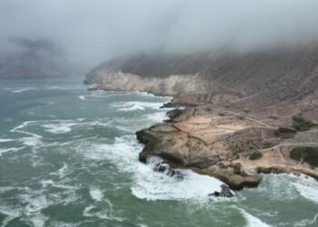 Rough sea on the coasts of the Arabian Sea: Met
