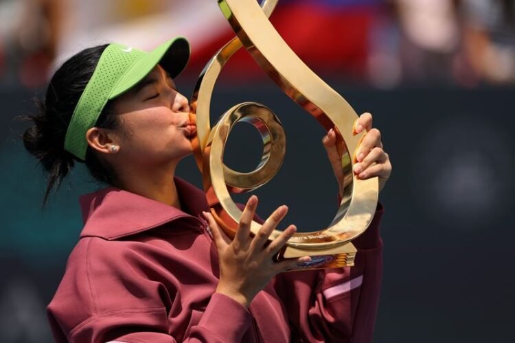 Tennis: Tennis-Filipina Eala lives up to the hype with Washington triumph