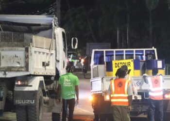 Roadworks planned across island next week