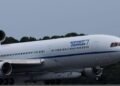 A Northrop Grumman Pegasus XL rocket is affixed to the bottom of the company’s Stargazer, a modified L-1011 aircraft, which took off June 18 at NASA’s Wallops Flight Facility in Virginia. Inside the rocket is Katalyst Space’s LINK robotic servicing spacecraft, which will launch to boost the orbit of NASA’s Neil Gehrels Swift Observatory. Stargazer will fly to Kwajalein Atoll, part of the Republic of the Marshall Islands in the South Pacific Ocean, to launch the mission. | National