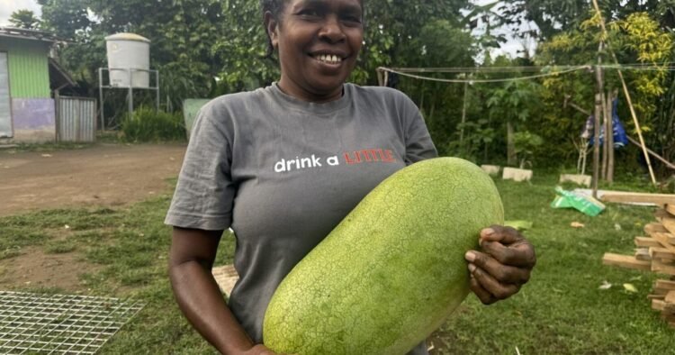 Malekula mother targets VT1M from watermelon harvest