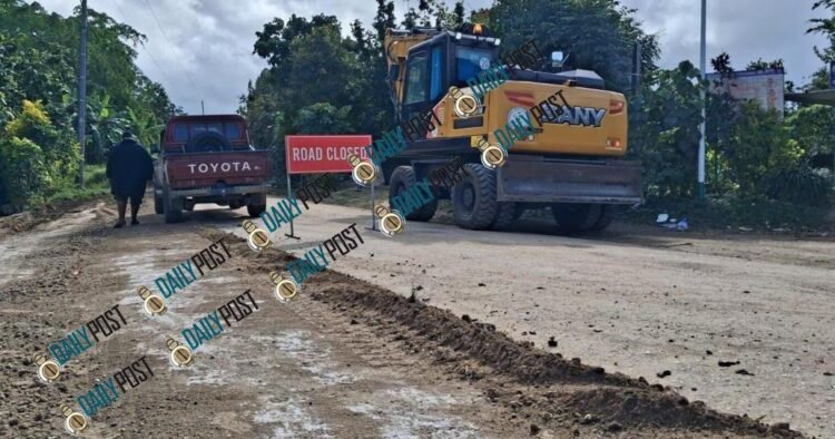 Clearance works begin on Blacksands road ahead of tarsealing
