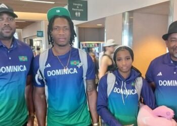 Team Dominica makes history with first-ever world athletics U20 medal