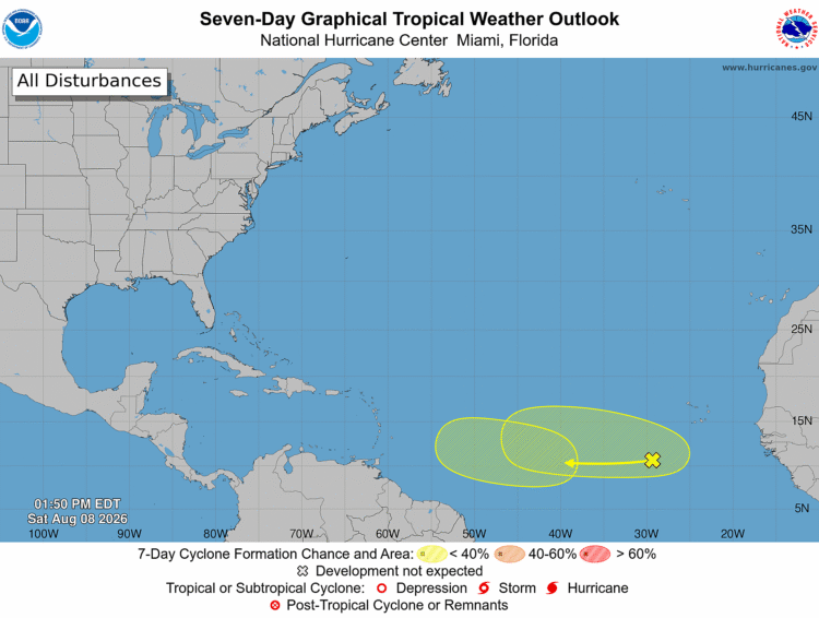 Two Tropical Waves Being Monitored in Atlantic as Development Chances Rise