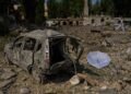 Watch: Witnesses describe deadly Russian drone strike on Ukrainian shopping mall