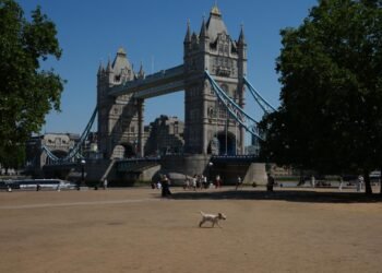 UK records hottest day of the year as western Europe swelters once again