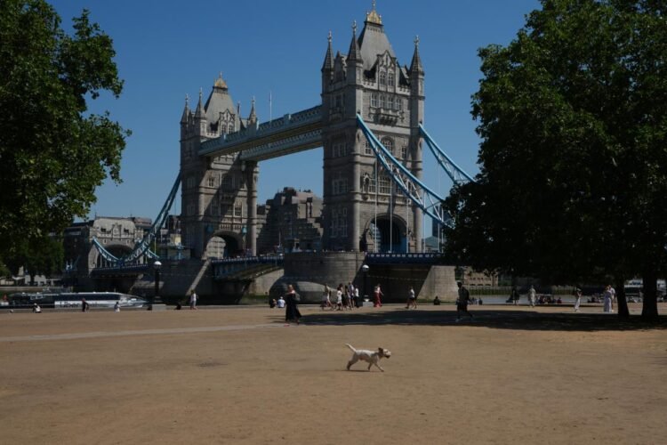 UK records hottest day of the year as western Europe swelters once again