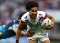 Warriors score eight tries in statement win over Gold Coast Titans