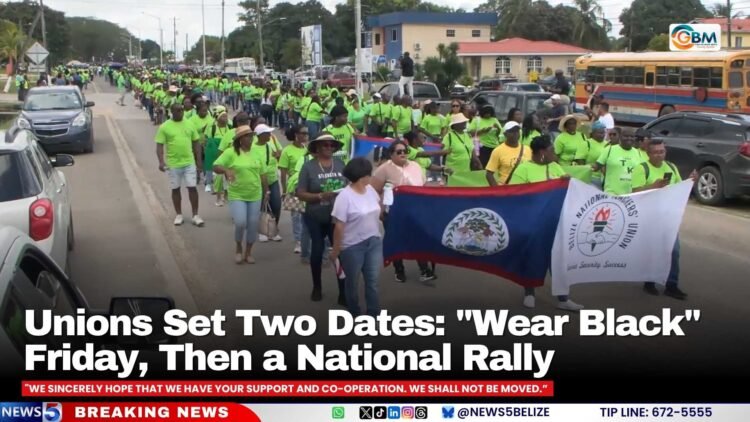 Unions Set Two Dates: “Wear Black” Friday, Then a National Rally
