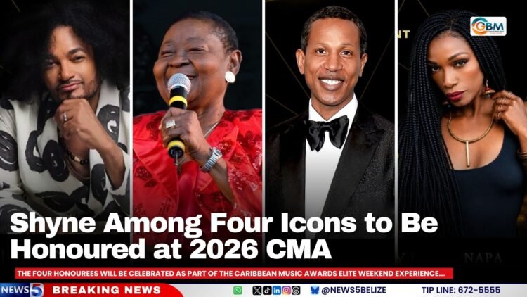 Shyne Among Four Icons to Be Honoured at 2026 CMA