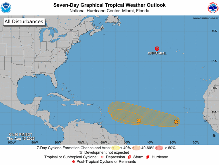 Tropical wave weakens, but Caribbean impacts still possible
