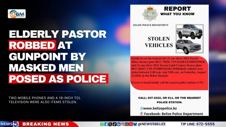 Elderly Pastor Robbed at Gunpoint by Masked Men Posed as Police