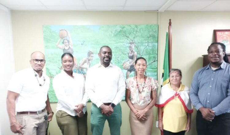 Kalinago council members visit St. Kitts to facilitate a new Kalinago craft centre