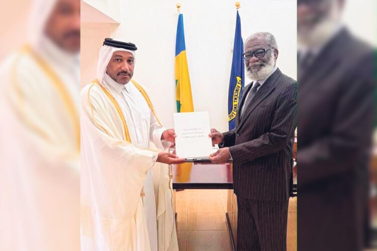 Governor General of SVG receives credentials of Qatar’s ambassador