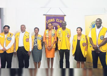 Michael John returned as head of the new Lions Club South Board