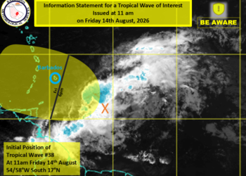 Update: High-Wind Advisory as Tropical Wave nears Barbados