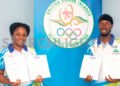 Two Vincentians gain Level One Volleyball coaching certification