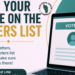ANNOUNCEMENT: Electoral Office update of electors list